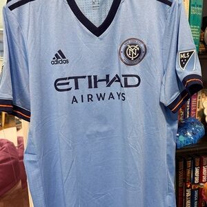 Official NYCFC short sleeve top. XL. Never worn.